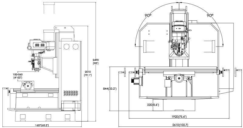 Computer Vertical Milling Machine - 5BINC