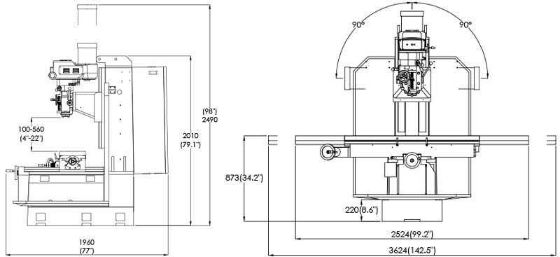 Computer Vertical Milling Machine - 6BINC